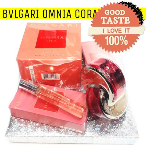 bvlgari omnia coral set.